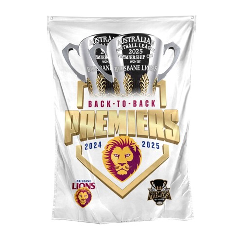 Brisbane Lions 2025 Wall Flag