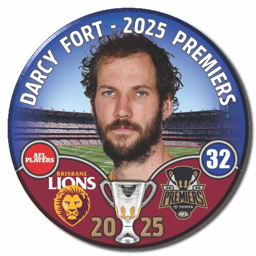 Brisbane Lions 2025 Premiers Badge - FORT