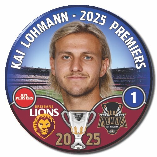Brisbane Lions 2025 Premiers Badge - LOHMANN
