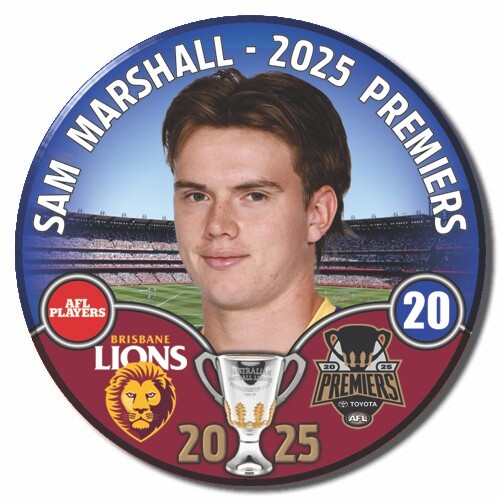 Brisbane Lions 2025 Premiers Badge - MARSHALL