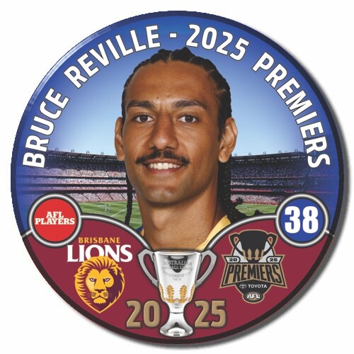 Brisbane Lions 2025 Premiers Badge - REVILLE