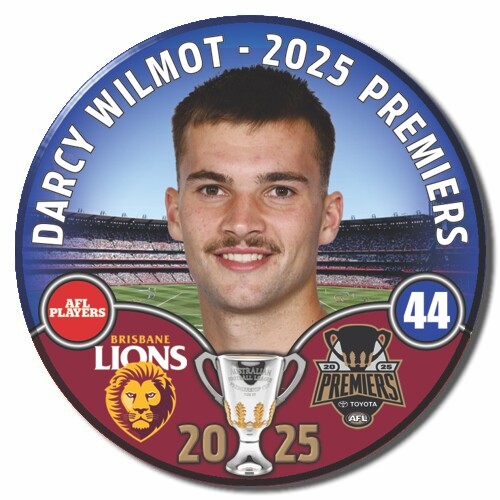 Brisbane Lions 2025 Premiers Badge - WILMOT