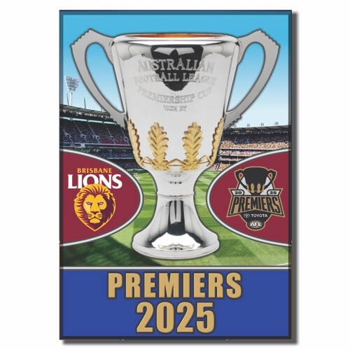 Brisbane Lions 2025 Premiers Magnet
