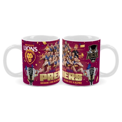 Brisbane Lions 2025 Premiers Photo Coffee Mug
