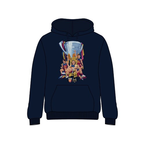 Brisbane Lions 2025 Grange Premiers Cup Adults Hoodie