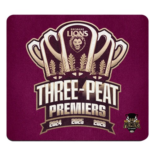 Brisbane Lions 2026 Premiers Mouse Mat