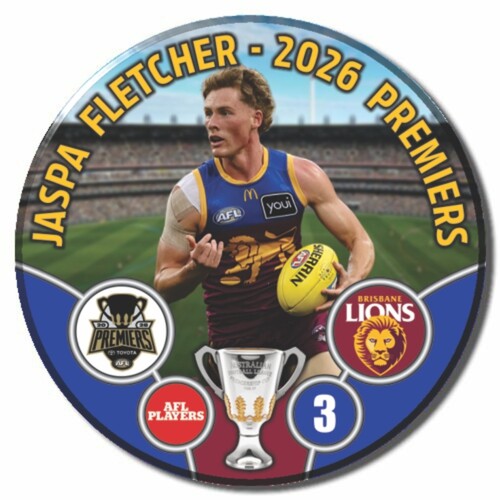 Brisbane Lions 2026 Premiers Badge - FLETCHER