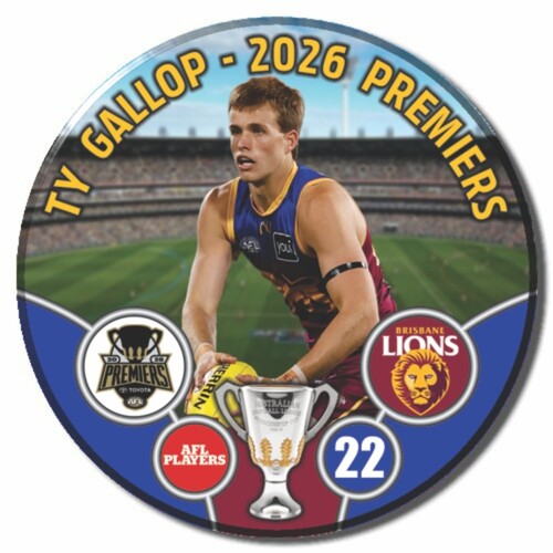 Brisbane Lions 2026 Premiers Badge - GALLOP