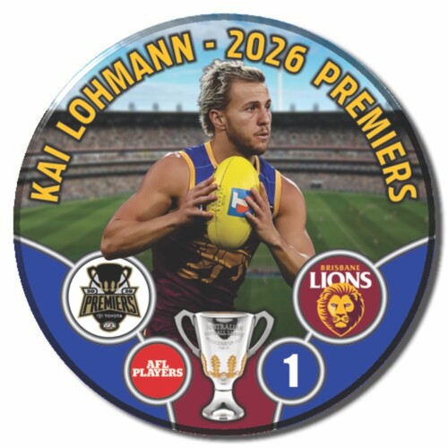Brisbane Lions 2026 Premiers Badge - LOHMANN