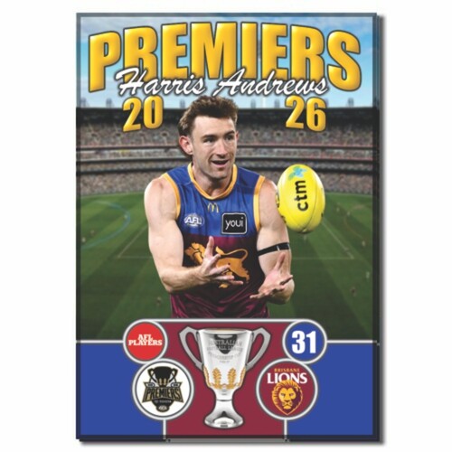 Brisbane Lions 2026 Premiers Magnet - ANDREWS