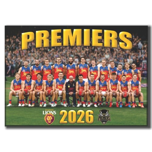 Brisbane Lions 2026 Premiers Group Magnet
