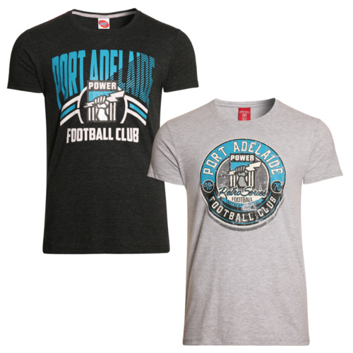 Port Adelaide Power Mens 2 Tees Pack
