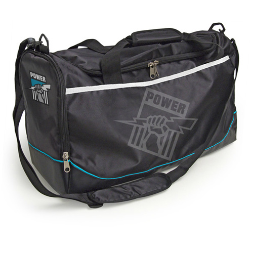 Port Adelaide Power AFL Sports Bag Carry Gear With Pride