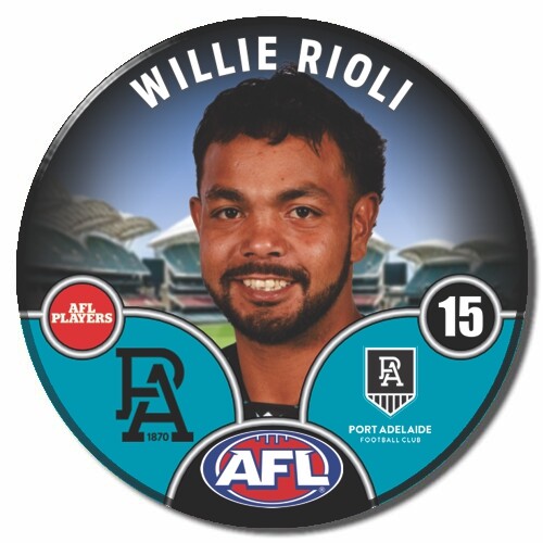 Port Adelaide Power 2025 Player Pin Badge - RIOLI