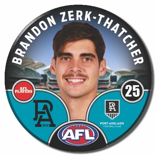 Port Adelaide Power 2025 Player Pin Badge - ZERK-THATCHER