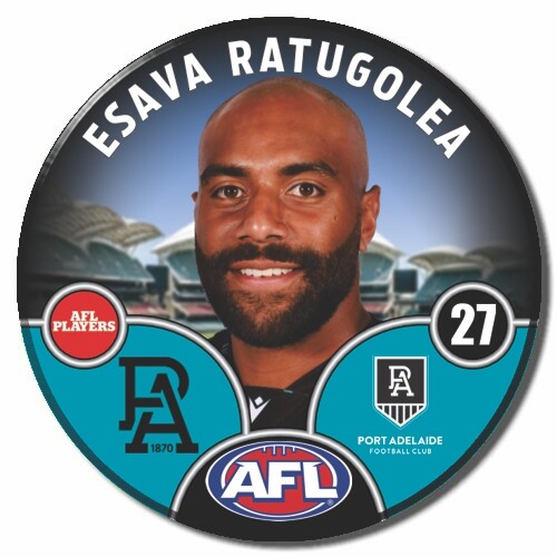 Port Adelaide Power 2025 Player Pin Badge - RATUGOLEA