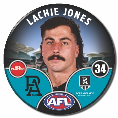 Port Adelaide Power 2025 Player Pin Badge - JONES