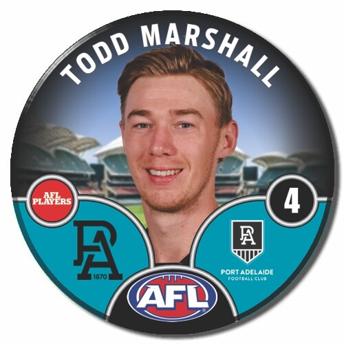 Port Adelaide Power 2025 Player Pin Badge - MARSHALL