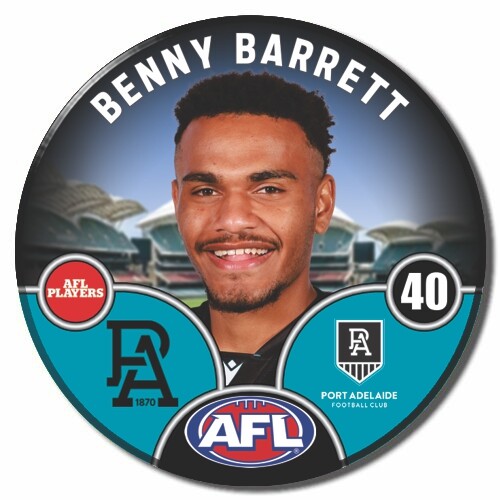 Port Adelaide Power 2025 Player Pin Badge - BARRETT