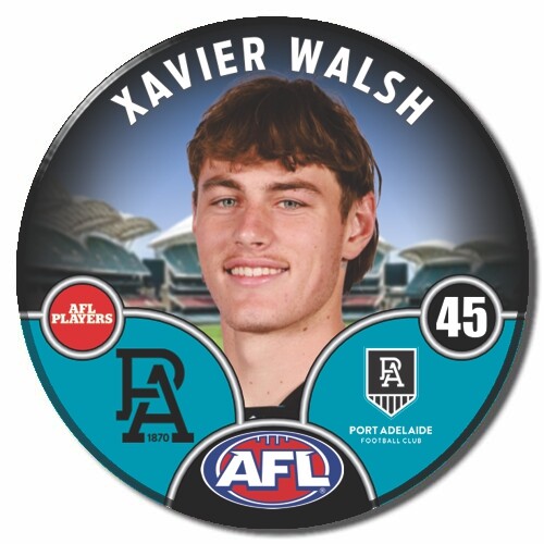 Port Adelaide Power 2025 Player Pin Badge - WALSH
