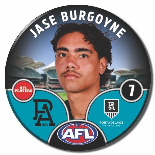 Port Adelaide Power 2025 Player Pin Badge - BURGOYNE