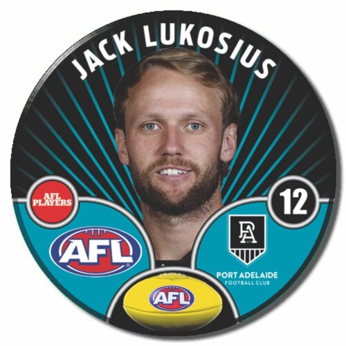 Port Adelaide Power 2026 Player Pin Badge - LUKOSIUS