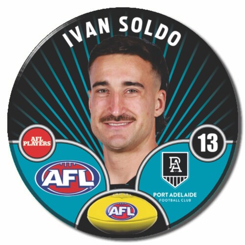 Port Adelaide Power 2026 Player Pin Badge - SOLDO