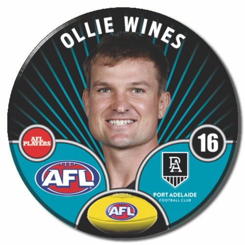 Port Adelaide Power 2026 Player Pin Badge - WINES