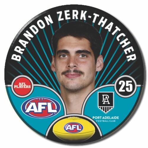 Port Adelaide Power 2026 Player Pin Badge - ZERK-THATCHER