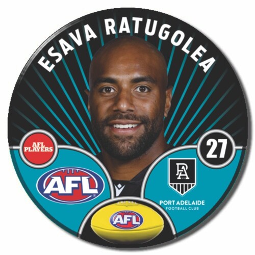 Port Adelaide Power 2026 Player Pin Badge - RATUGOLEA