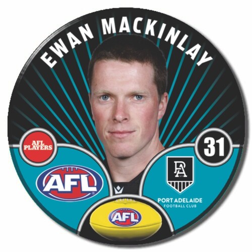 Port Adelaide Power 2026 Player Pin Badge - MACKINLAY