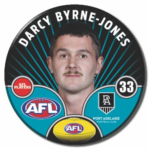 Port Adelaide Power 2026 Player Pin Badge - BYRNE-JONES