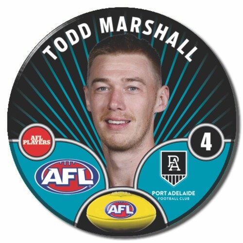Port Adelaide Power 2026 Player Pin Badge - MARSHALL
