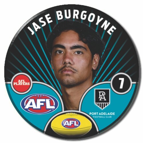 Port Adelaide Power 2026 Player Pin Badge - BURGOYNE