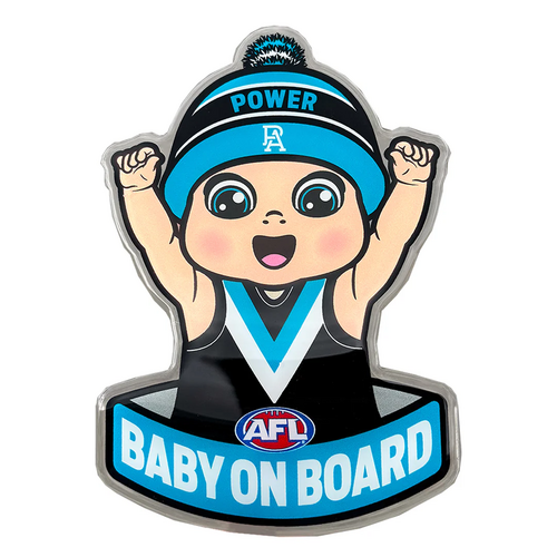 Port Adelaide Power Baby on Board Decal