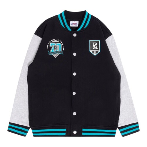 Port Adelaide Power Youths Varsity Fleece Jacket