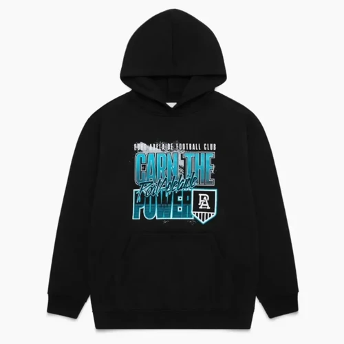 Port Adelaide Power Youth Carn Graphic Hood