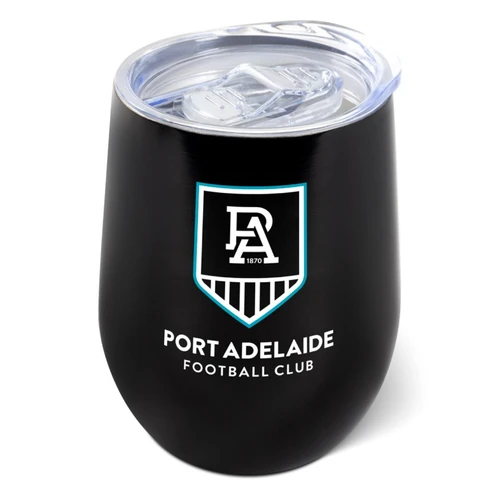 Port Adelaide Power Stainless Steel Travel Tumbler