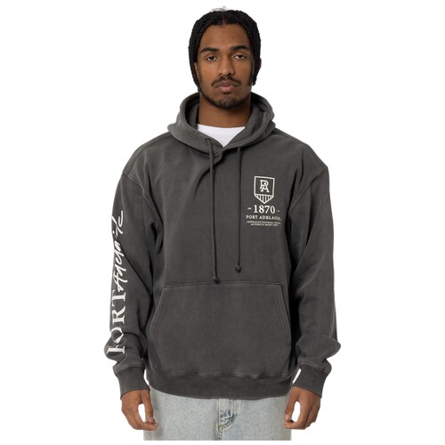 Port Adelaide Power Mens Acid Wash Hoodie