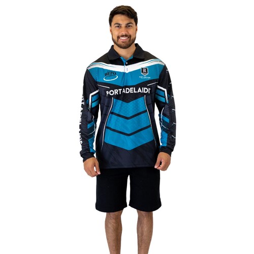 Port Adelaide Power Cyber Adults Fishing Shirt