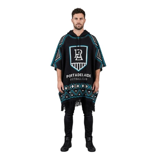 Port Adelaide Power Dakota Knitted Poncho