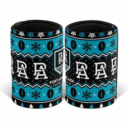 Port Adelaide Power Christmas Stubby Holder