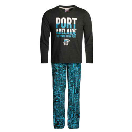Port Adelaide Power Youths Pyjamas Sleepwear Set
