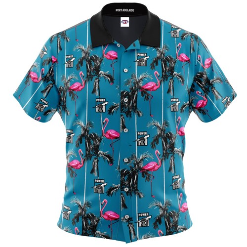 Port Adelaide Power Adults Hawaiian Shirt