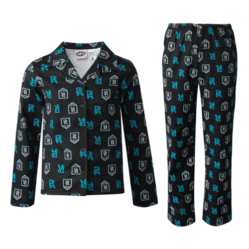 Port Adelaide Power Youths Flannelette PJ Set