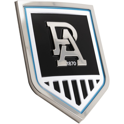 Port Adelaide Power 3D Chrome Supporter Emblem