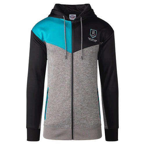 Port Adelaide Power Mens Premium Zipped Hood
