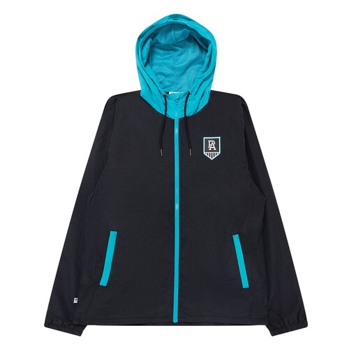 Port Adelaide Power Mens Windbreaker Zip Jacket