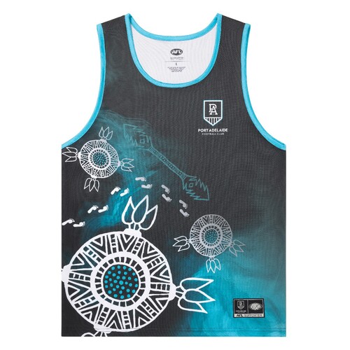 Port Adelaide Power Indigenous Mens Training Singlet