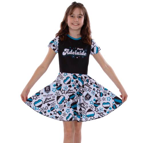 Port Adelaide Power Girls Heartbreaker Supporter Dress
